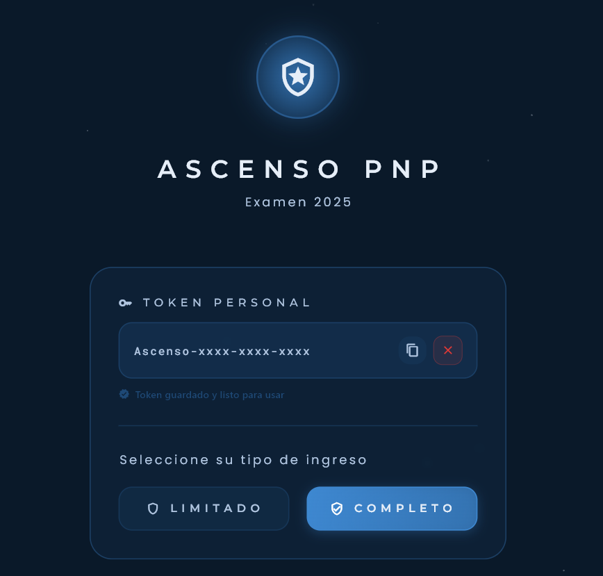 Ícono Ascenso PNP en escritorio Windows y pantalla de inicio de sesión